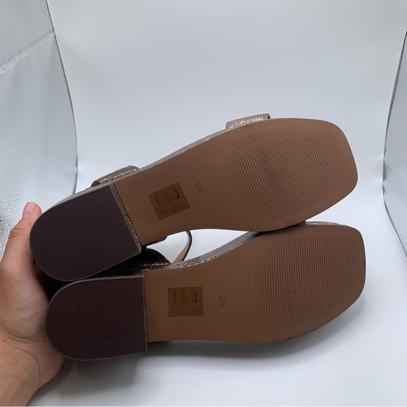 NEW Madewell The Lina Platform Sandal bronze heel Size 9.5 1407 - Picture 9 of 10